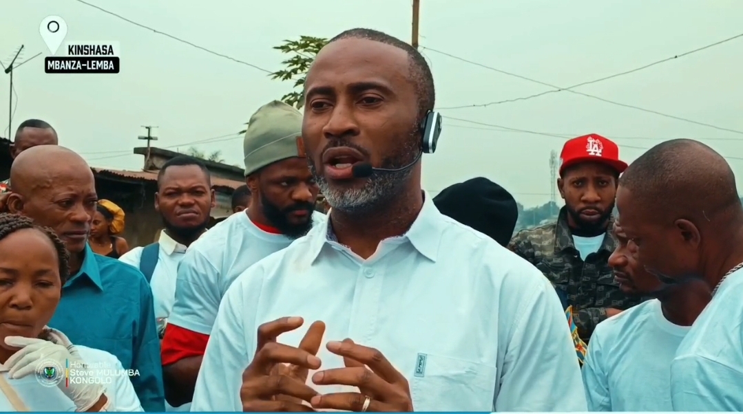 Kinshasa: L&rsquo;honorable Steve Mulumba en action pour un environnement sain à Mbanza-Lemba